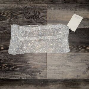 Silver Sequin Women's Blouse